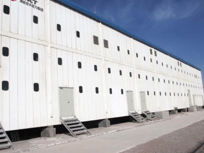 預裝式智能變電站現(xiàn)場鋼構基建